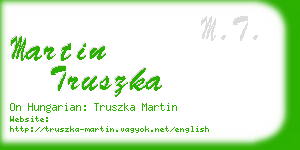 martin truszka business card